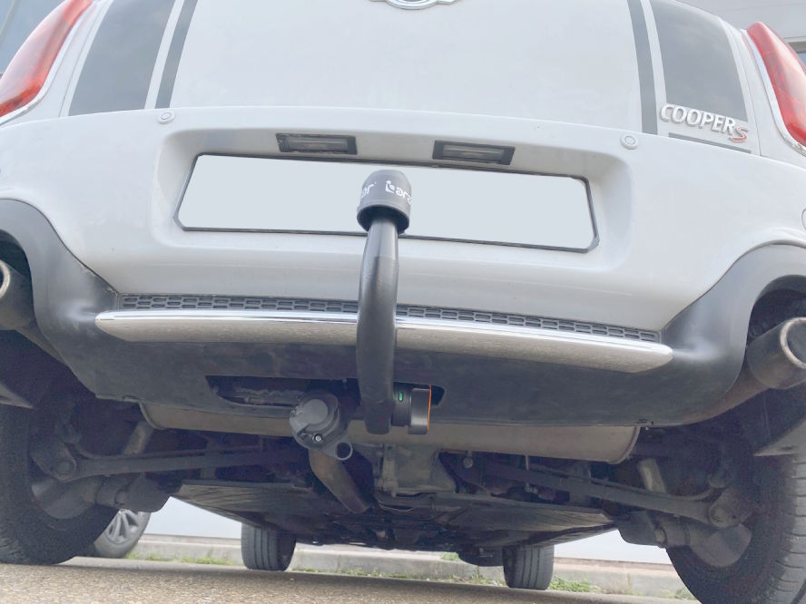 STEINHOF Nuovo gancio di traino fisso compatibile con Mini Countryman R60 5-porte 2010-2016 con 7-poli kit elettrico universale