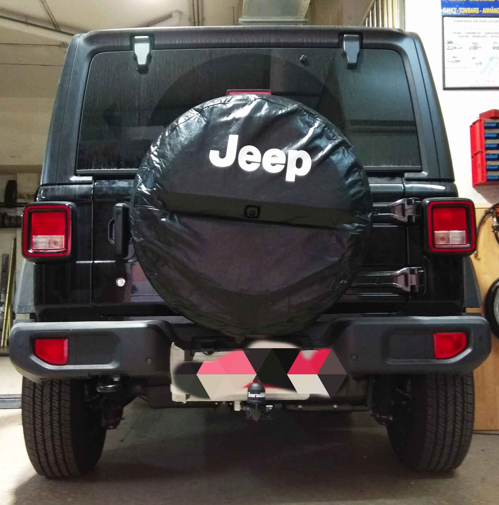 Coperture Rosse Per Gancio Di Traino DKMGHT Per Jeep Wrangler JK JL Gladiator TJ - Gomma Resistente, Aggiornamento 2007-2022
