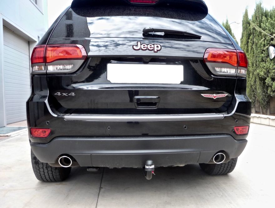 Pacco Gancio traino fisso Auto Hak per Jeep Com. 05- & e-kit uni a 7