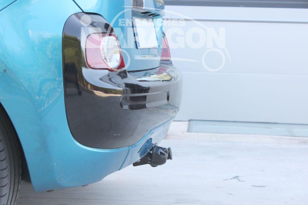 STEINHOF Nuovo gancio di traino fisso compatibile con Citroen C3 Picasso berlina due volumi 2009-2017 con 7-poli kit elettrico universale
