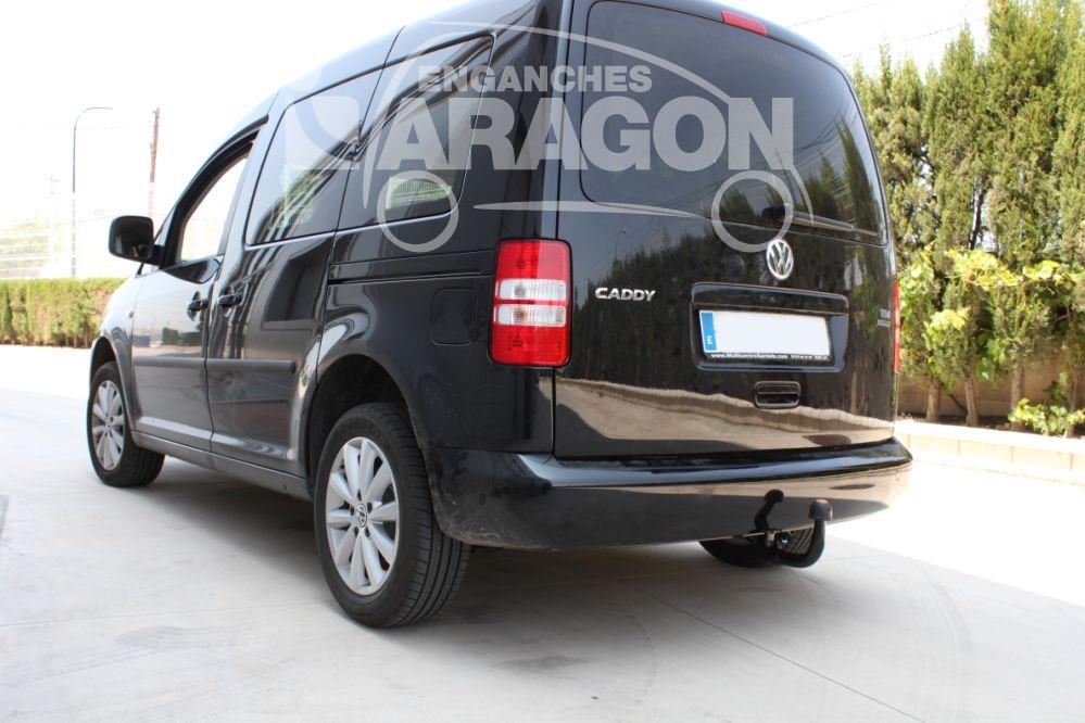 Gancio Di Traino FISSO STEINHOF Per VW Caddy IV Furgone/Passeggeri 2015-2020 – Kit Elettrico 7 Poli Universale Incluso