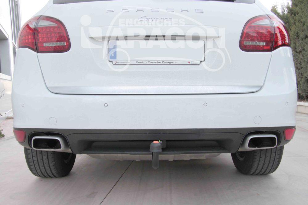STEINHOF Gancio Di Traino Fisso Per Porsche Cayenne II (2010-2017) Con Kit Elettrico 7 Poli