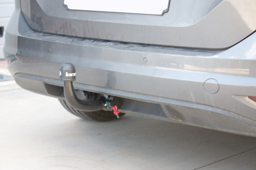 STEINHOF Gancio di traino fisso compatibile con Volkswagen VW Touran 5T1 II 10.2015- + kit elettrico 13-poli specifico