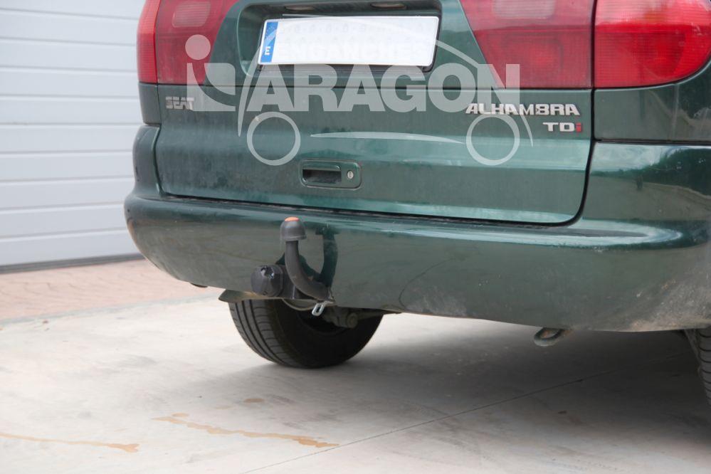 Alhambra Enganche Fijo Cuello de Cisne 7p para Seat Alhambra VW Sharan 33022/F+SE037B1 