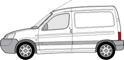 Gancio di traino AutoHak per Peugeot Partner II/ Tepee L2 2008-2018